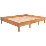 FAMILIENBETT - Wildeiche, Design, Holz (270/200cm) - Linea Natura