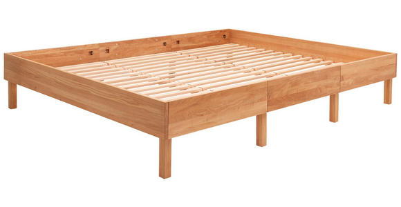 FAMILIENBETT - Wildeiche, Design, Holz (270/200cm) - Linea Natura