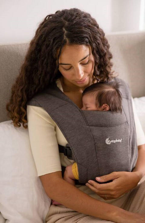 BABYTRAGE Embrace  - Grau, Basics, Textil (17,4/12,4/26,5cm) - Ergo Baby