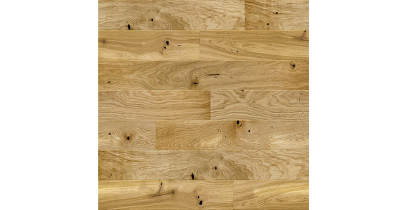 Landhausdiele Eiche gebürstet per m² - Eichefarben, LIFESTYLE, Holz (220/18/1,4cm) - Ambiente