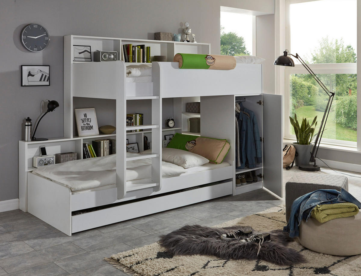 PALANDA 90/200 cm,  - bílá/hnědá, Design, kompozitní dřevo (90/200cm) - Xora