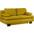SCHLAFSOFA in Textil Gelb - Wengefarben/Gelb, KONVENTIONELL, Holz/Textil (203/94/100cm) - Novel SCHLAFSOFA in Textil Gelb - Wengefarben/Gelb, KONVENTIONELL, Holz/Textil (203/94/100cm) - Novel