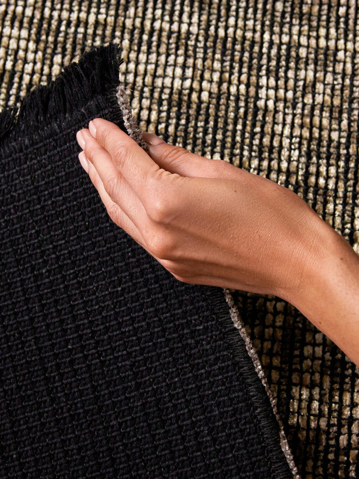 TEPPICH 80/150 cm Brilliance Beige  - Beige, Basics, Kunststoff/Textil (80/150cm) - Elle Decoration