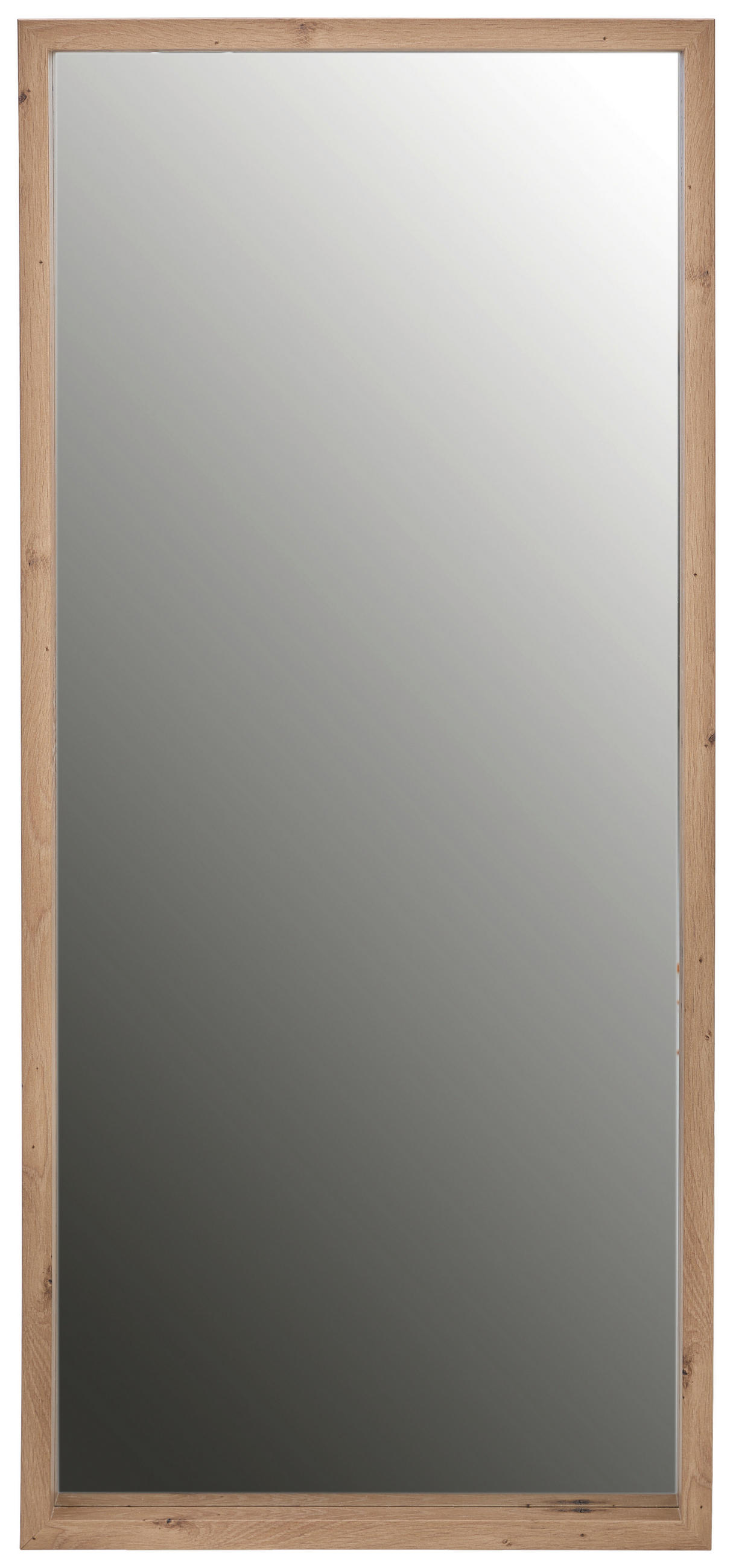WANDSPIEGEL 50/110/4,47 cm    in rechteckig  - Eichefarben, Design, Glas/Kunststoff (50/110/4,47cm)
