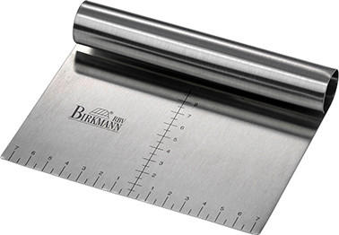 TEIGKARTE - Edelstahlfarben, Basics, Metall (15/2,4/12,1cm) - Birkmann