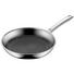 Bratpfanne 24 cm - Edelstahlfarben/Schwarz, Basics, Metall (24cm) - WMF