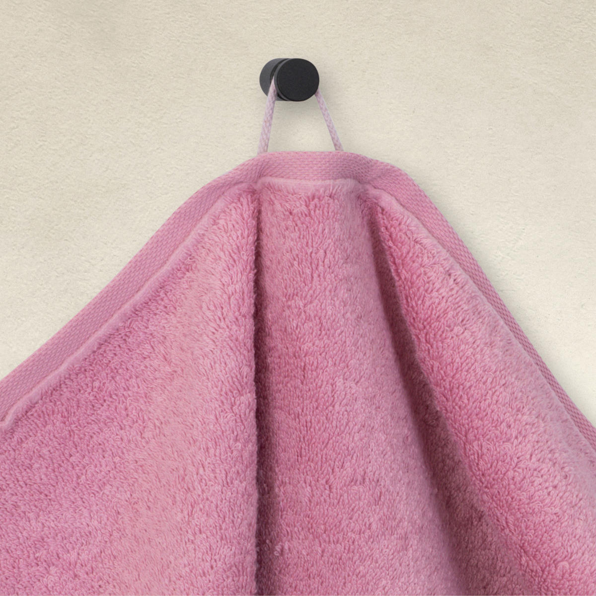 DUSCHTUCH LOFT 80/150 cm  - Rosa, Basics, Textil (80/150cm) - Moeve