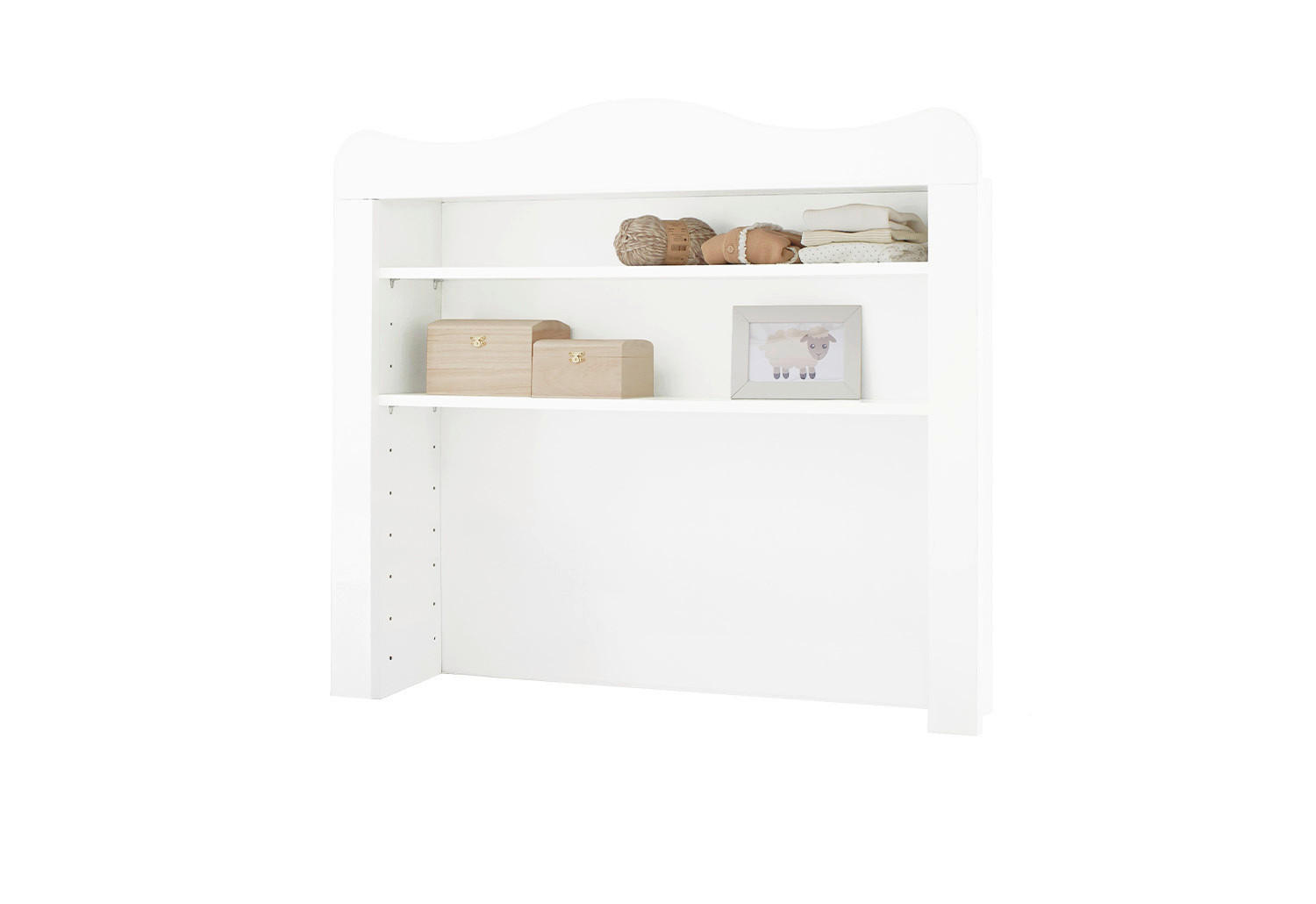 WICKELREGAL PINOLINO FLORENTINA Weiß  - Weiß, ROMANTIK / LANDHAUS, Holzwerkstoff (103/87/22cm) - Pinolino