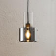 HÄNGELEUCHTE 18/150 cm  - Dunkelgrau, Design, Glas/Metall (18/150cm) - Dieter Knoll