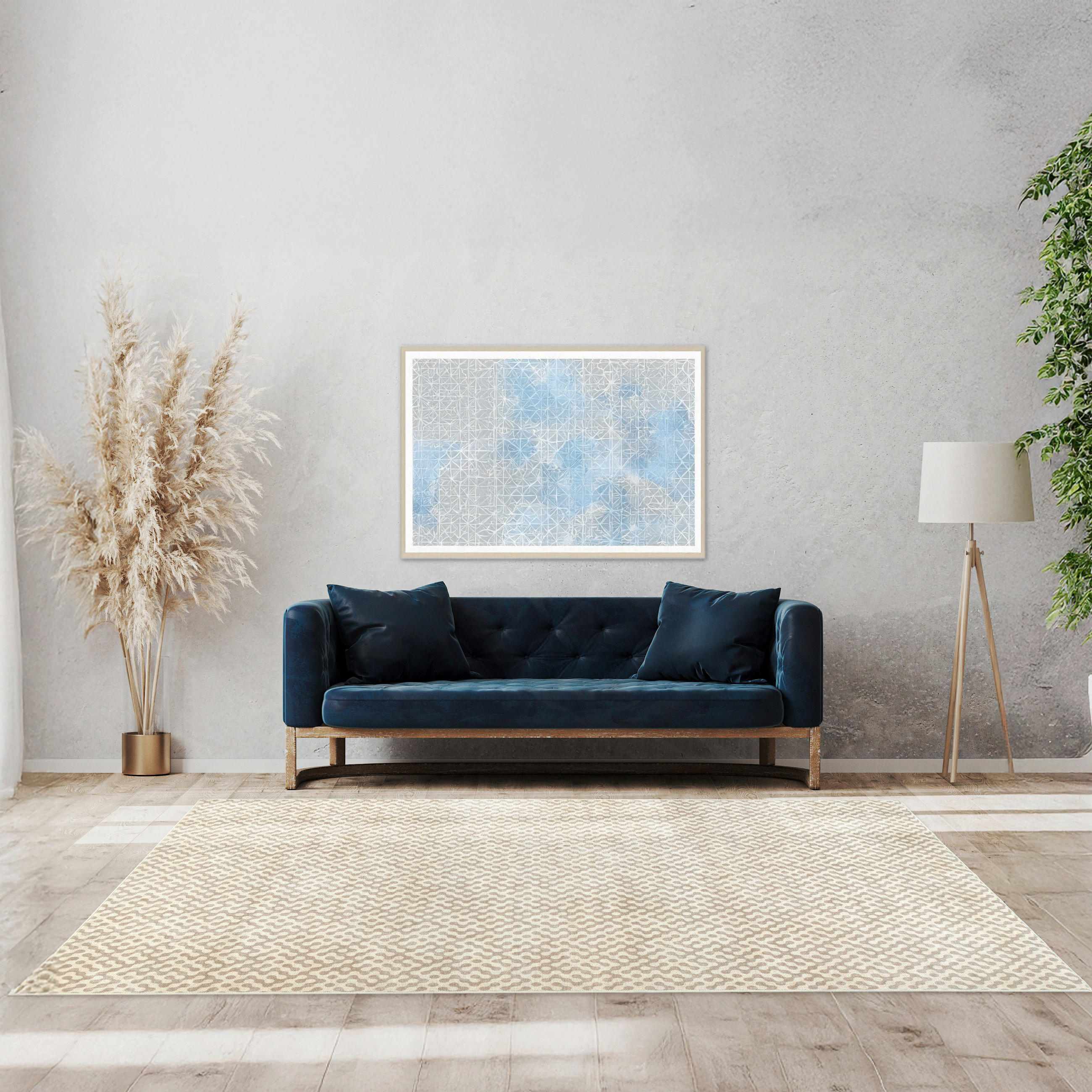 TUFTTEPPICH 200/290 cm MESIO HARAL Creme, Taupe  - Taupe/Creme, Design, Kunststoff/Textil (200/290cm) - Lindorug