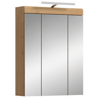 SPIEGELSCHRANK 60/79/18 cm  - Eiche Artisan, MODERN, Glas/Holzwerkstoff (60/79/18cm) - MID.YOU