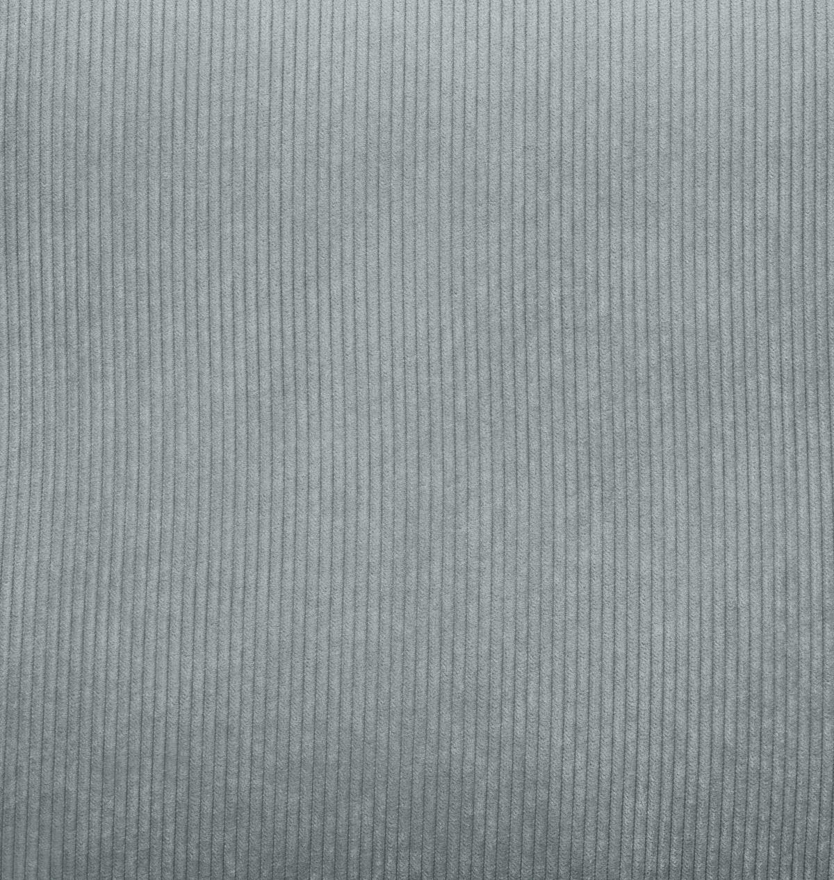 ECKSOFA inkl. Funktionen Grau Cord  - Schwarz/Grau, Design, Kunststoff/Textil (265/182cm) - Stylife