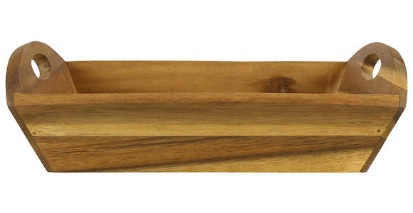 BROTKORB  31,5/23/9 cm  - Naturfarben/Akaziefarben, LIFESTYLE, Holz (31,5/23/9cm) - Homeware