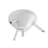 LAMPSOCKEL - vit, Basics, metall (19,6/11,1/19,6cm)