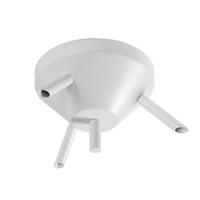 LAMPSOCKEL - vit, Basics, metall (19,6/11,1/19,6cm)