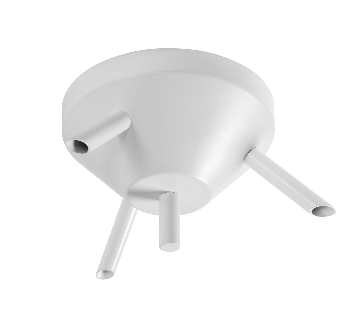 LAMPSOCKEL - vit, Basics, metall (19,6/11,1/19,6cm)