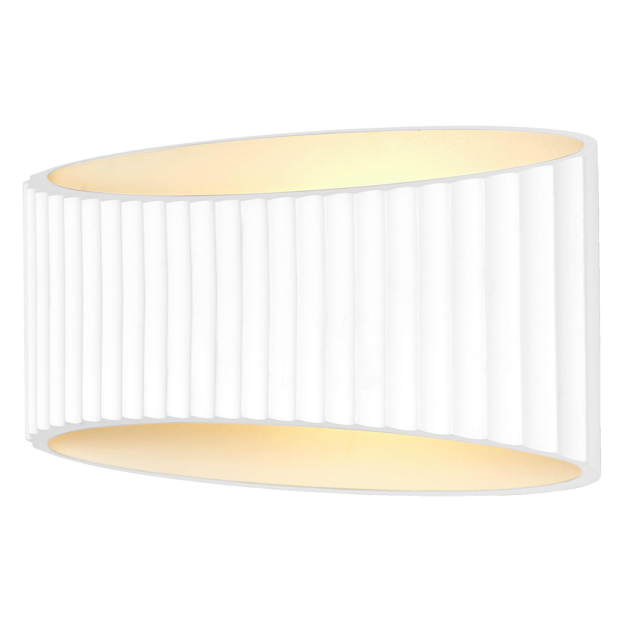 WANDLEUCHTE 34,5/13,6/18 cm   - Weiß, Natur, Stein (34,5/13,6/18cm) - Ledvance