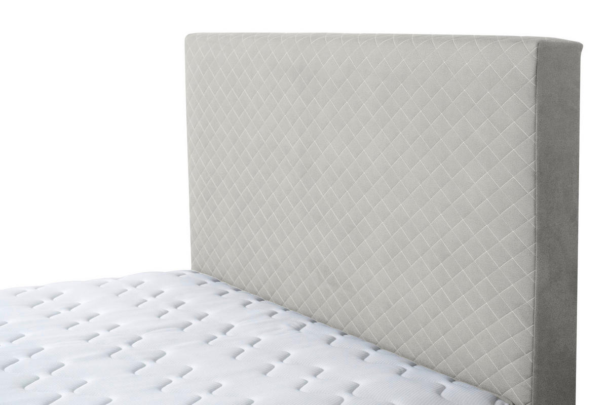 BOXBETT 120/200 cm  in Naturfarben  - Schwarz/Naturfarben, KONVENTIONELL, Kunststoff/Textil (120/200cm) - Carryhome