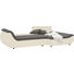 WOHNLANDSCHAFT in Textil Braun, Creme - Creme/Schwarz, Design, Kunststoff/Textil (310/185cm) - Carryhome WOHNLANDSCHAFT in Textil Braun, Creme - Creme/Schwarz, Design, Kunststoff/Textil (310/185cm) - Carryhome