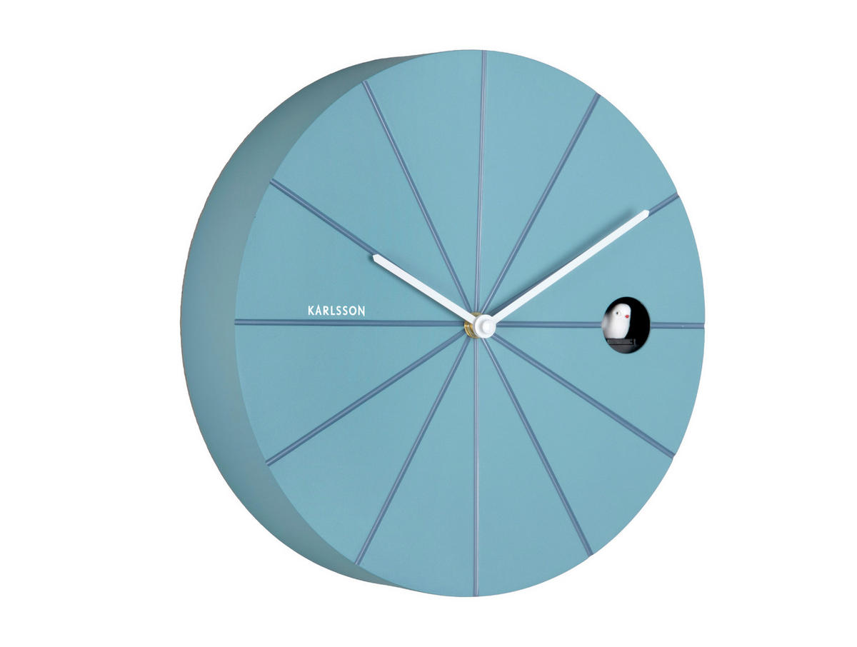 UHR  Pastellblau 29 cm  - Pastellblau, Basics, Kunststoff (29cm) - Karlsson