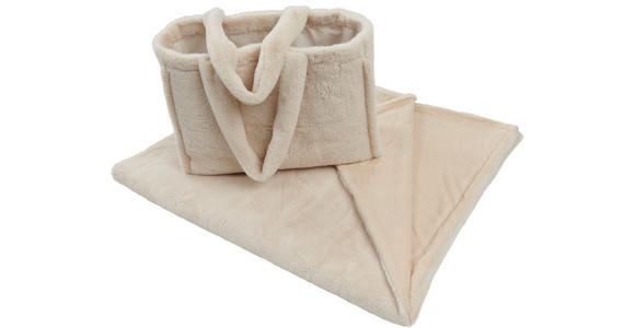 KUSCHELSET 130/160 cm  - Creme, KONVENTIONELL, Textil (130/160cm) - Esposa