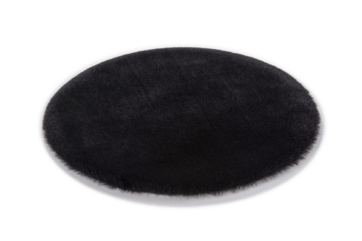 KUNSTFELL 35/35 cm Schwarz  - Schwarz, Basics (35/35cm) - Novel