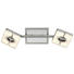 LED-STRAHLER - Nickelfarben, Design, Kunststoff/Metall (11/30cm) - Novel LED-STRAHLER - Nickelfarben, Design, Kunststoff/Metall (11/30cm) - Novel