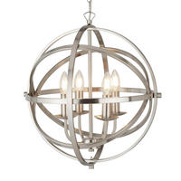HÄNGLAMPA Orbit 45 cm  - silver, Design, metall (45cm)