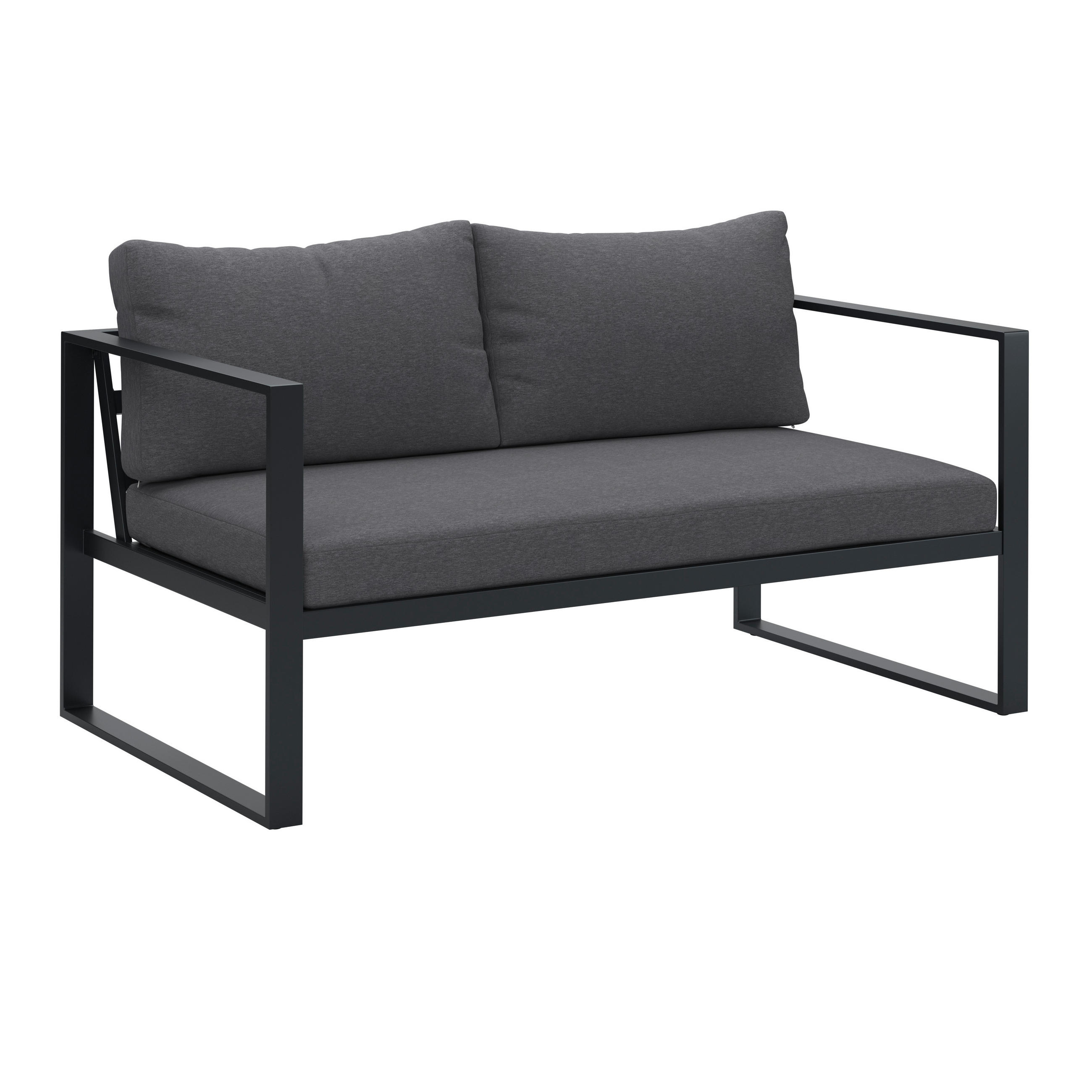 Ambia Garden Loungesofa Anthrazit 134x63x76 cm