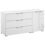 SIDEBOARD 120/61/42 cm  - Klar/Silberfarben, Design, Glas/Holzwerkstoff (120/61/42cm) - Novel