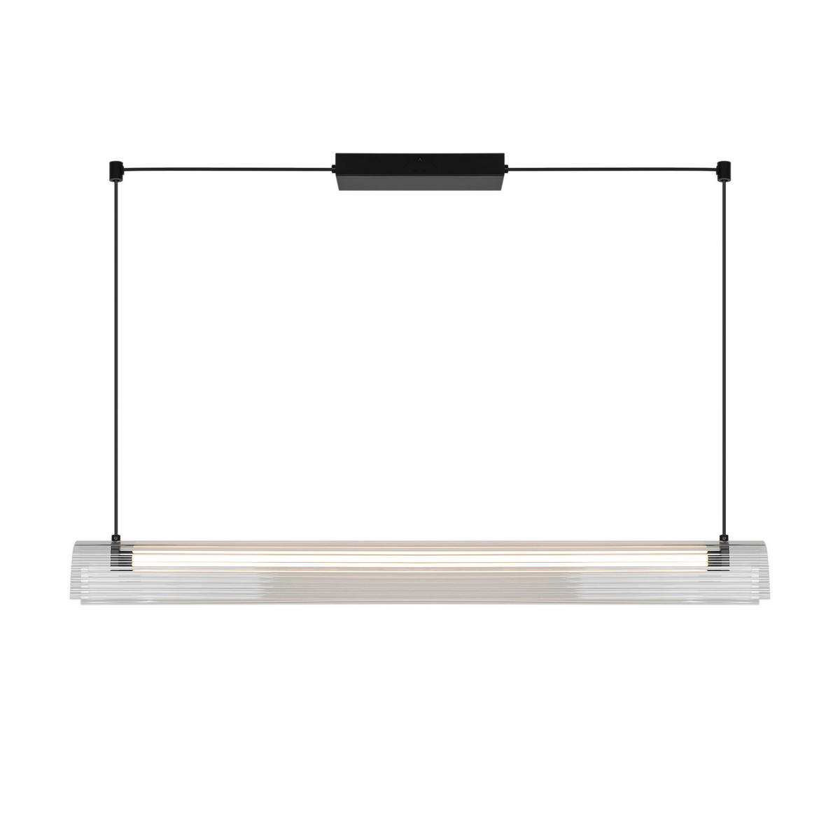 LED-HÄNGELEUCHTE Aliani 9/8/100 cm  - Schwarz, Design, Kunststoff (9/8/100cm) - Nordlux