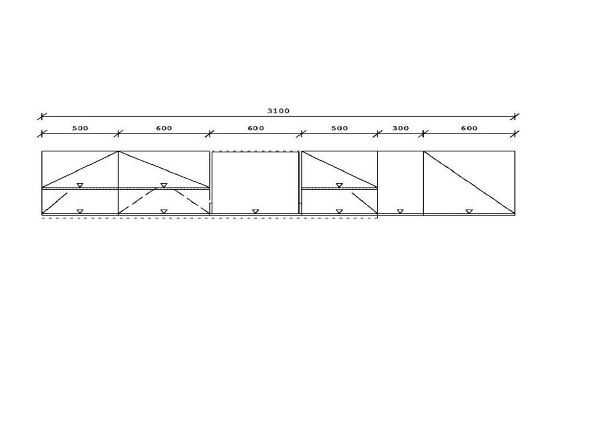 KÜCHENLEERBLOCK 310 cm   in Grau, Schwarz  - Edelstahlfarben/Dunkelgrau, Basics, Holzwerkstoff/Metall (310cm) - Impuls