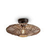 DECKENLEUCHTE GOOD&MOJO  40/12 cm   - Naturfarben, Trend, Naturmaterialien (40/12cm) - Good & Mojo
