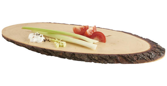 SERVIERBRETT    55/20/1,8 cm  - Erlefarben, Basics, Holz (55/20/1,8cm) - Homeware