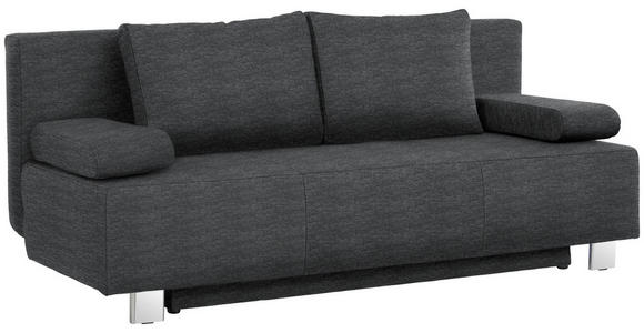 SCHLAFSOFA  in Anthrazit  - Chromfarben/Anthrazit, Design, Textil/Metall (197/88/89cm) - Xora