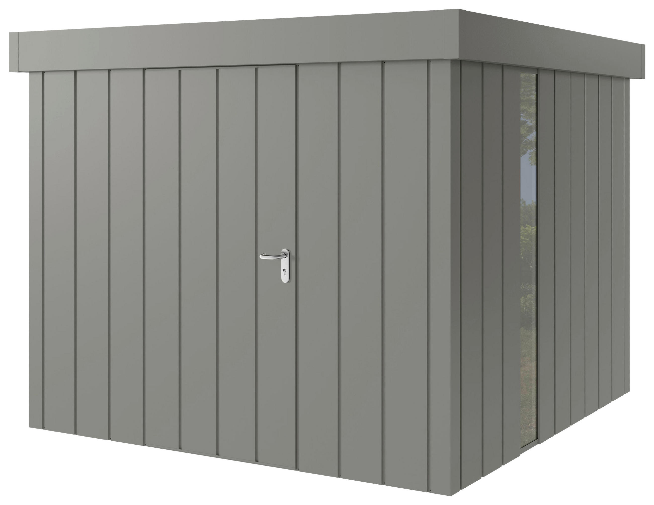 GERÄTEHAUS 229/220/277 cm  - Alufarben, Basics, Metall (229/220/277cm)