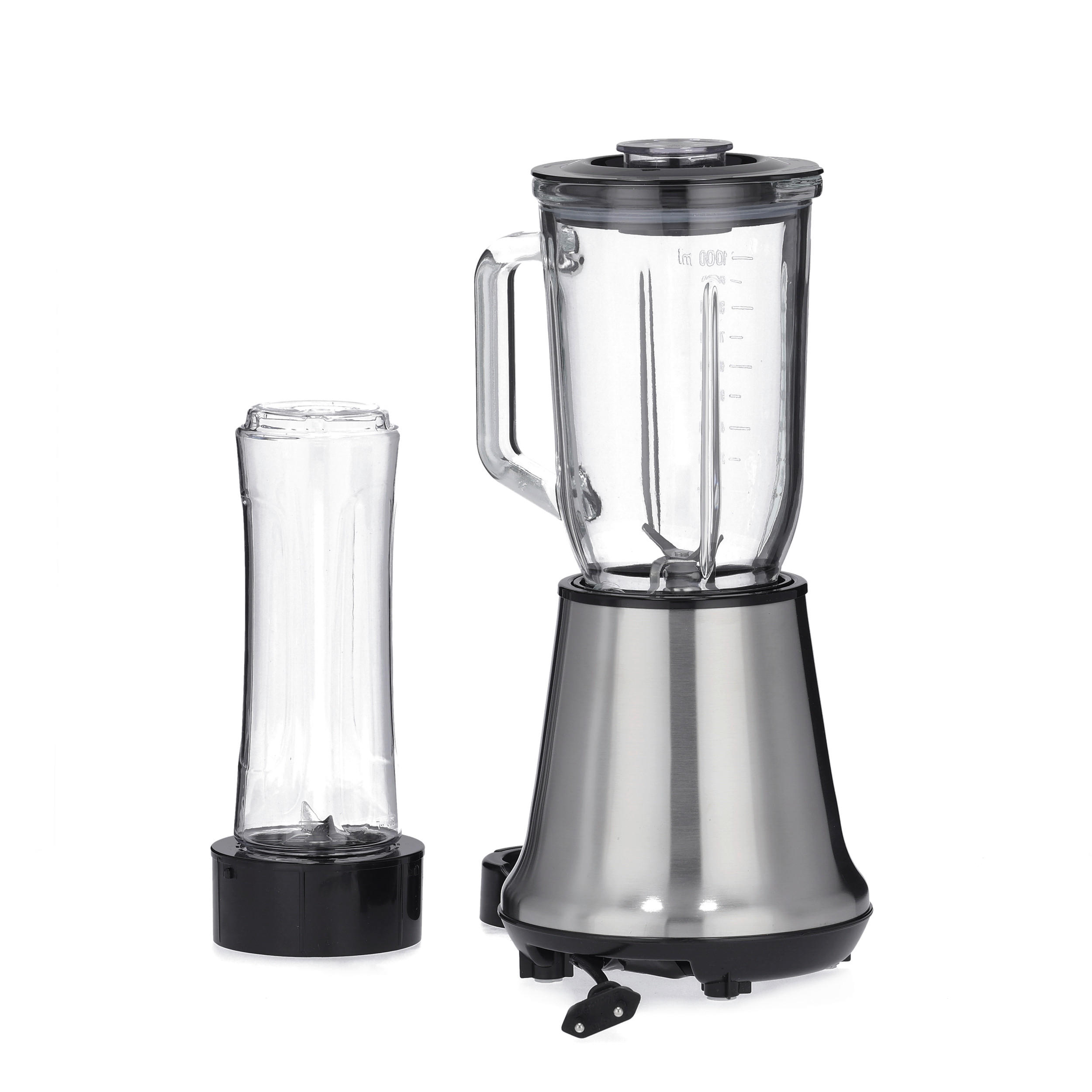 STANDMIXER Multi-Mixer+Smoothie Mix&Go  - Basics, Glas/Kunststoff (16,5/16,5/37,5cm) - Severin