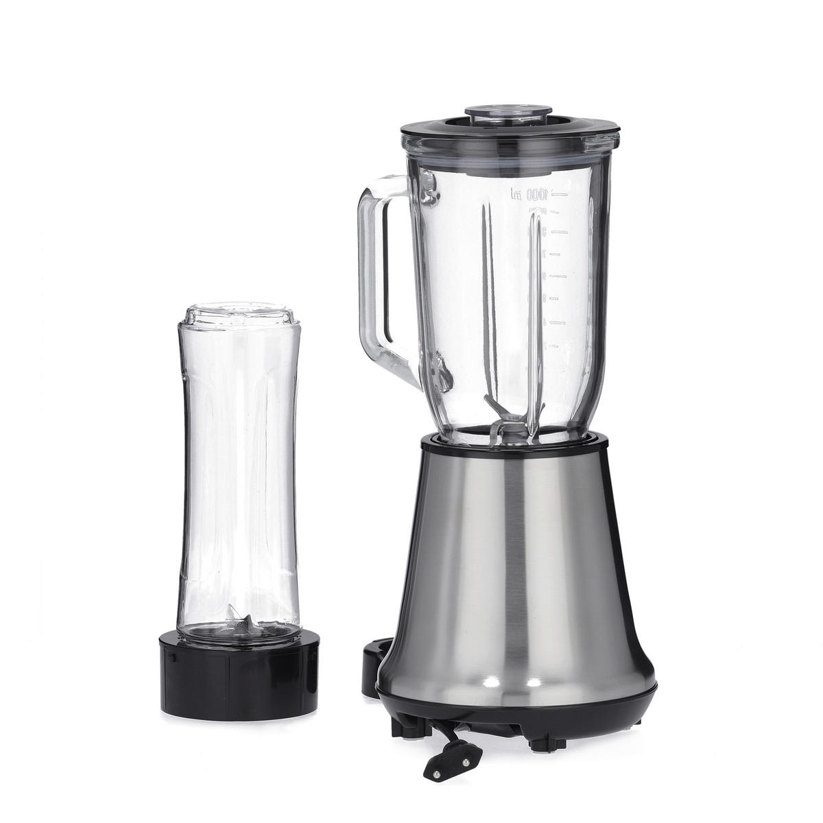 STANDMIXER Multi-Mixer+Smoothie Mix&Go  - Basics, Glas/Kunststoff (16,5/16,5/37,5cm) - Severin
