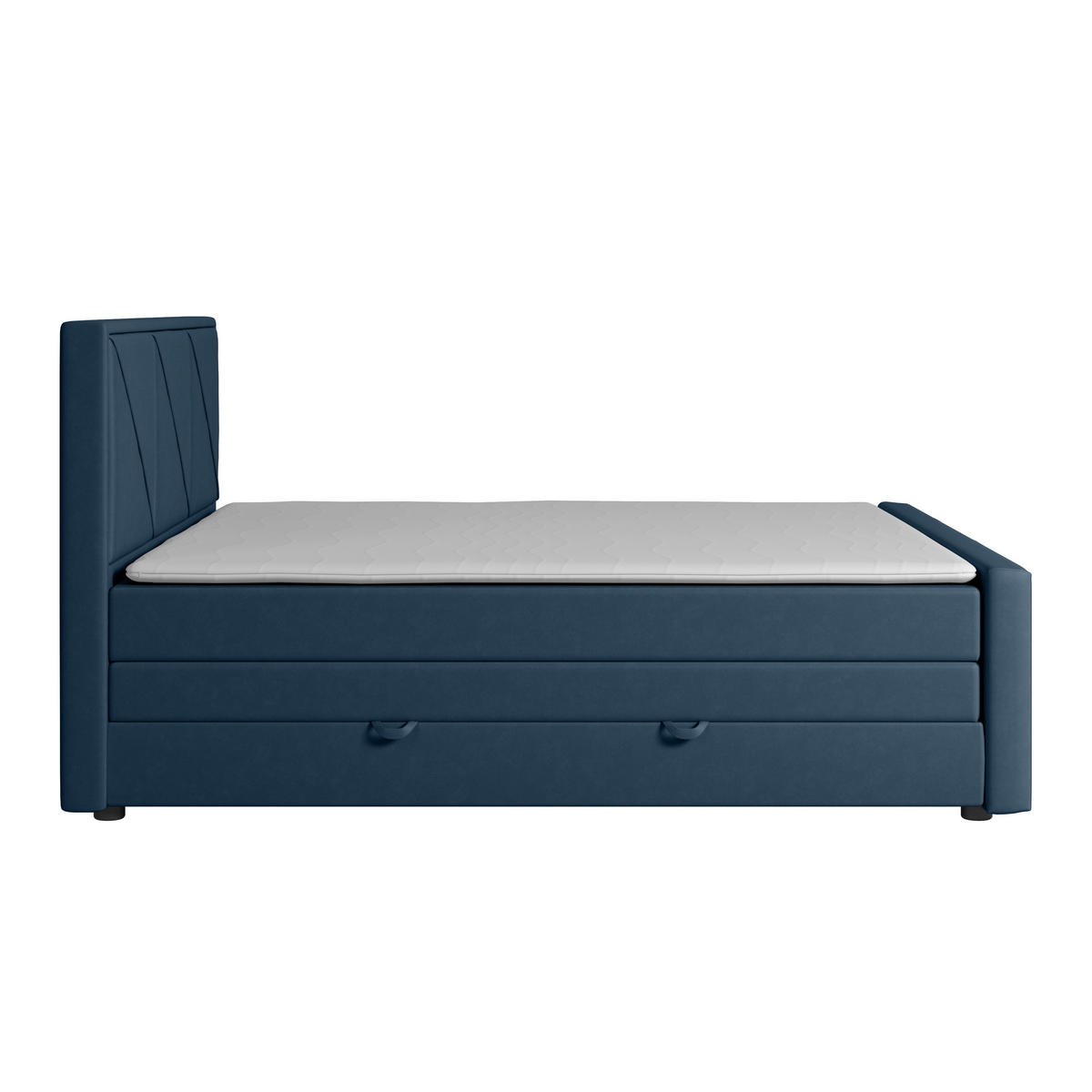 BOXSPRINGBETT 180/200 cm  in Blau  - Blau, Modern, Holz/Kunststoff (180/200cm) - MID.YOU