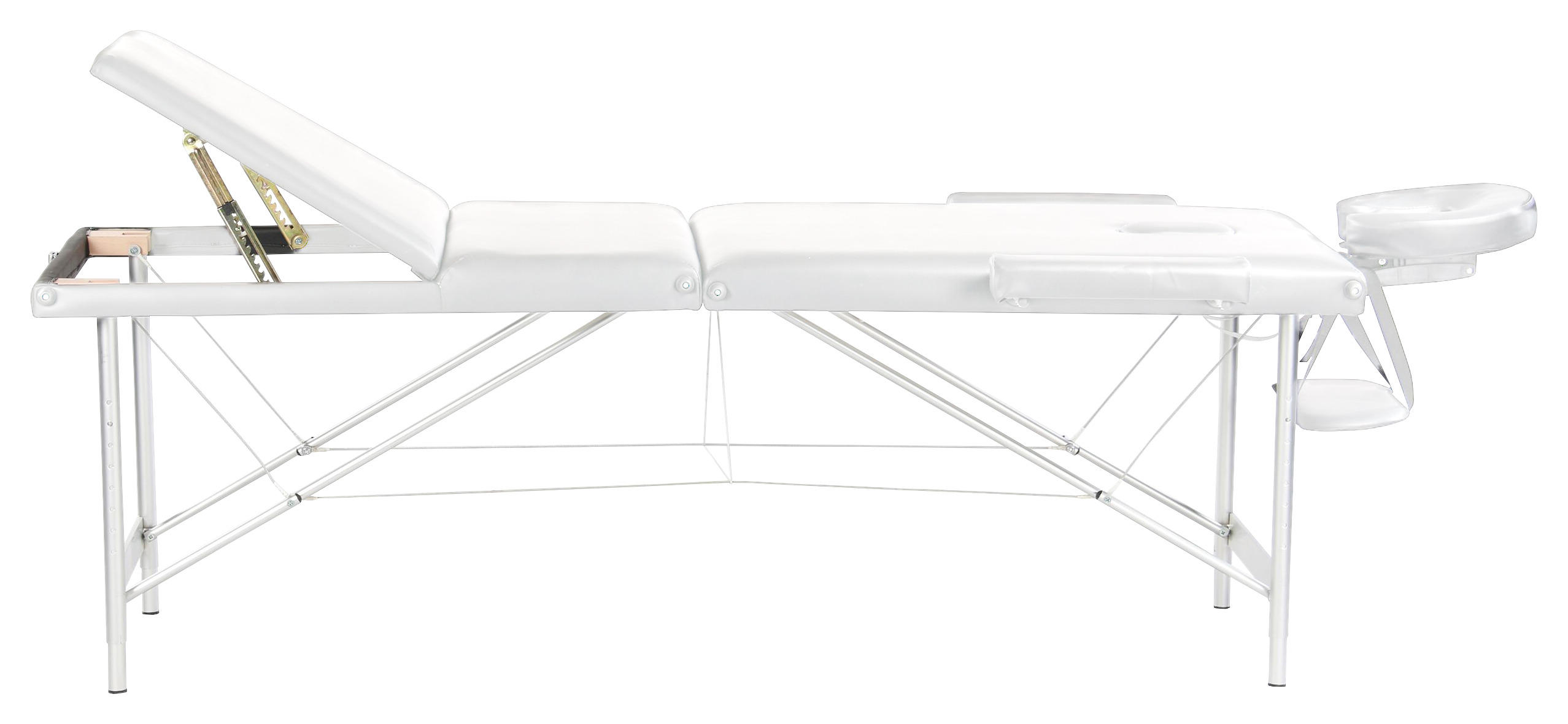 MASSAGETISCH MT50 - Weiß, KONVENTIONELL, Kunststoff/Metall (186/68/82cm) - Atrigo