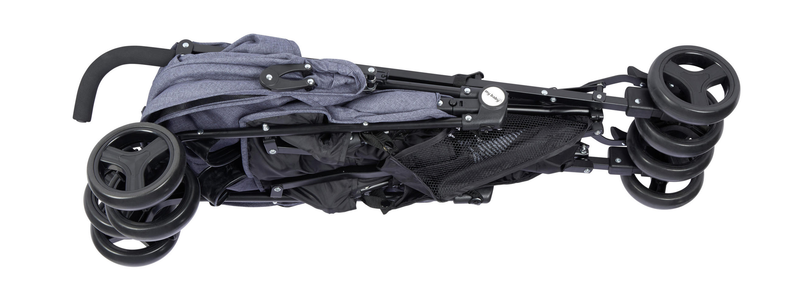 BUGGY Madrid  - Schwarz/Grau, KONVENTIONELL, Kunststoff/Textil (61/48/104cm) - My Baby Lou