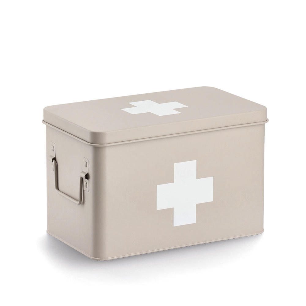 Zeller Present Medizinbox Beige 32x20x21 cm