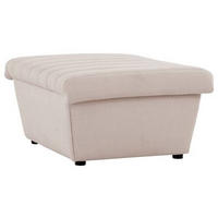 HOCKER in Textil Ecru  - Ecru/Schwarz, Design, Kunststoff/Textil (90/43/105cm) - LOOKS by W.Joop