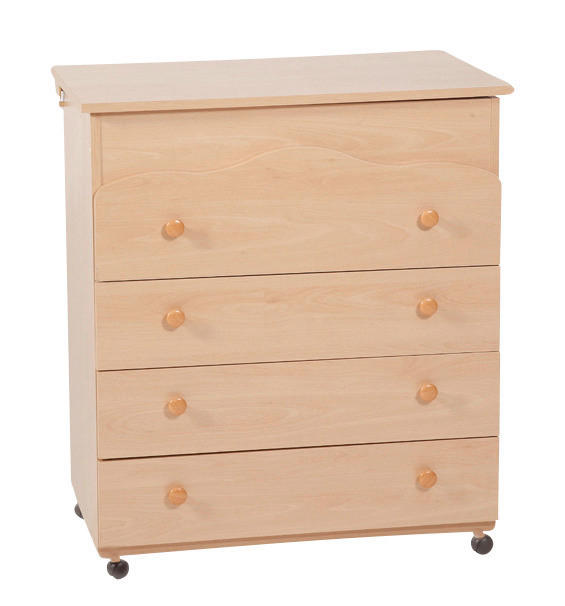 STOL ZA PREVIJANJE MALAGA NATUR - prirodne boje, Basics, drvni materijal/drvo (35kg)