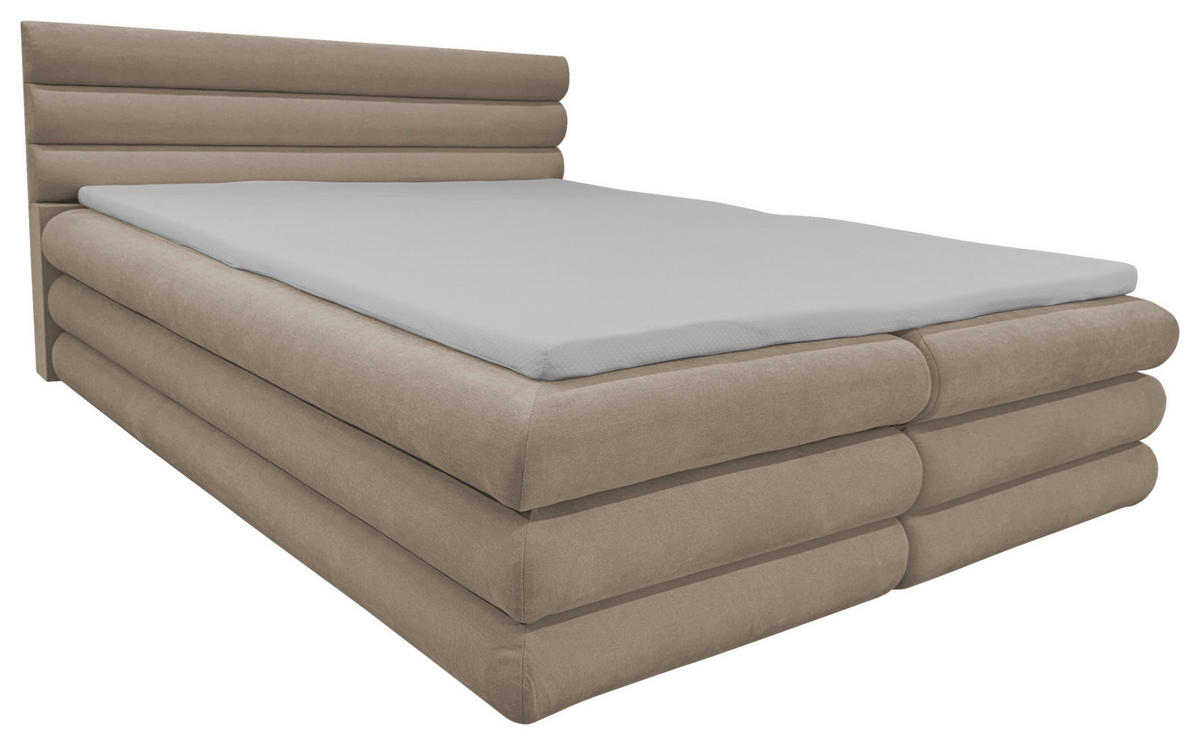 BOXBETT 140/200 cm  in Beige  - Beige, MODERN, Textil (140/200cm) - Livetastic