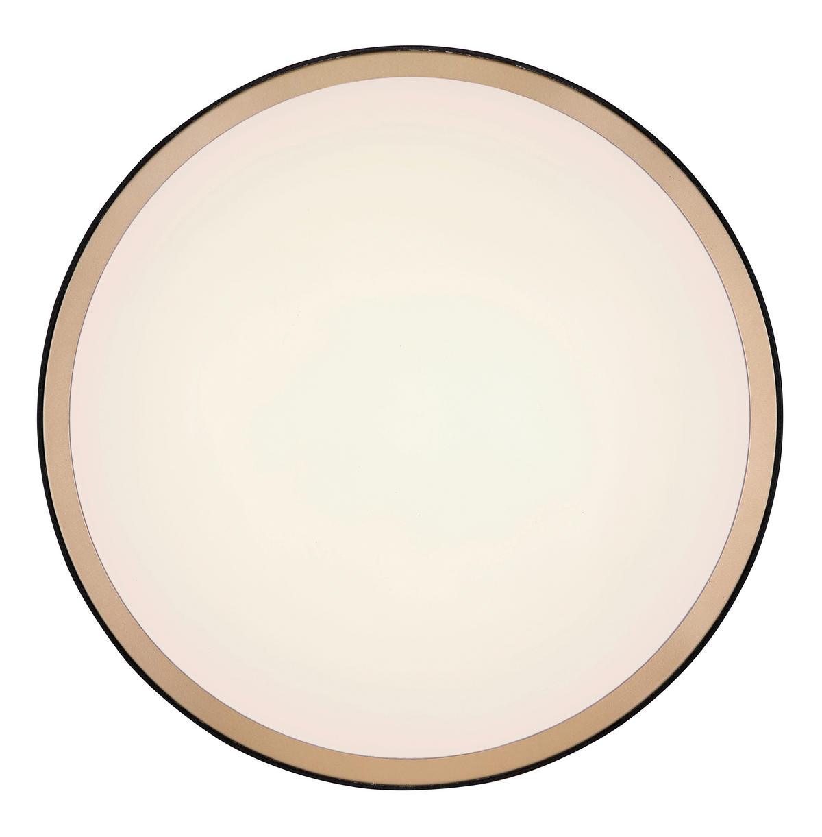 LED-DECKENLEUCHTE 24 W  42/9,5 cm    - Weiss/Opal, Basics, Leder/Kunststoff (42/9,5cm) - Globo