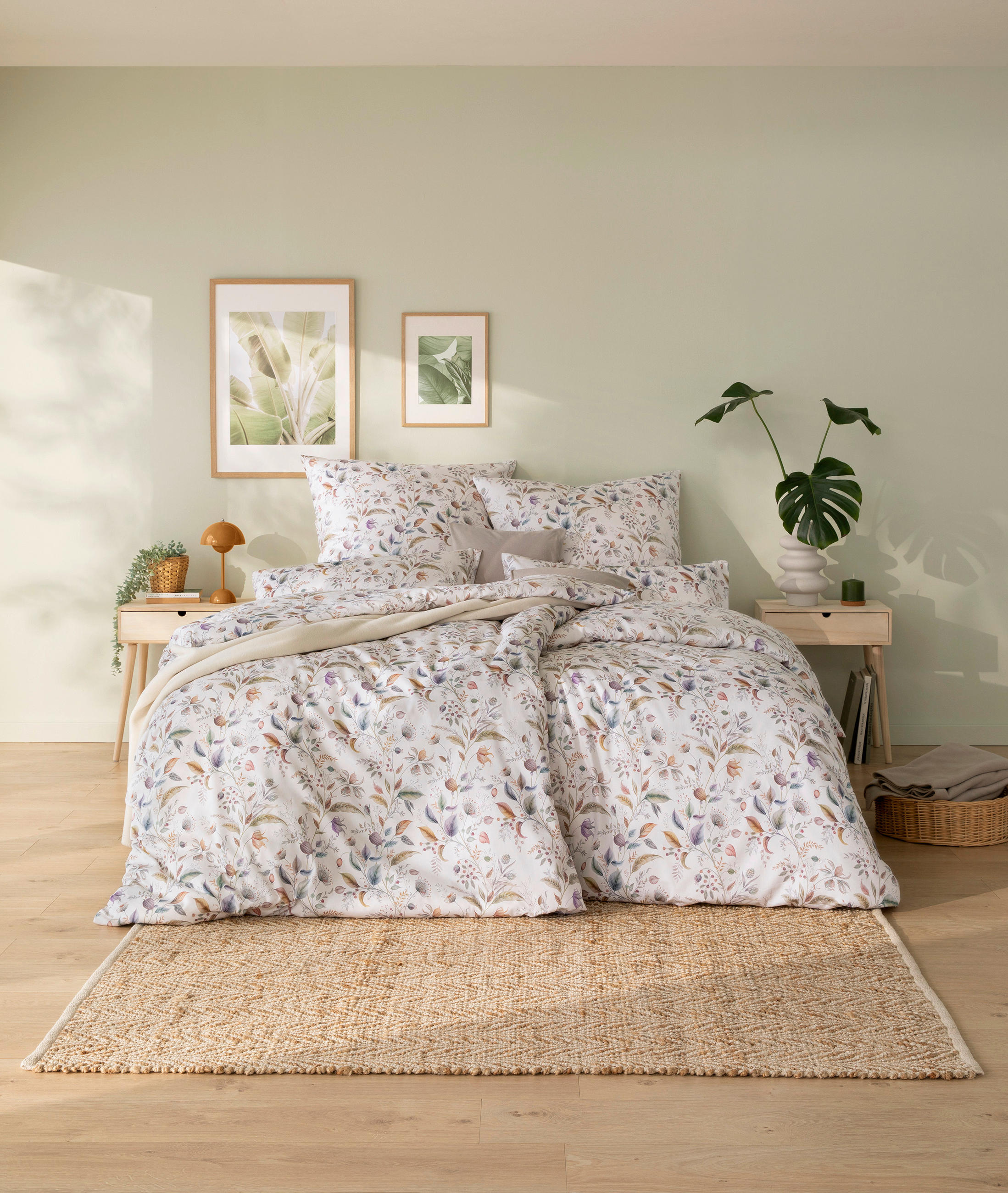 BETTWÄSCHE Atelier Makosatin 135/200 cm  - Creme, Design, Textil (135/200cm) - Estella