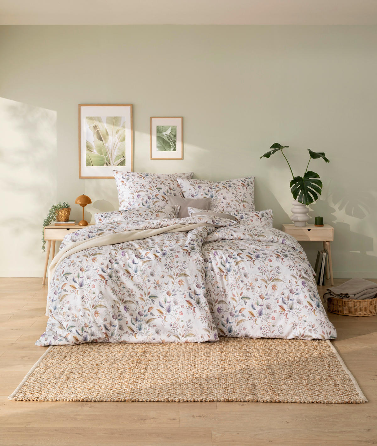 BETTWÄSCHE Atelier Makosatin 135/200 cm  - Creme, Design, Textil (135/200cm) - Estella