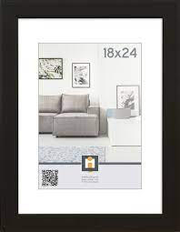 BILDERRAHMEN - Schwarz, Basics, Glas/Kunststoff (21/27/1,5cm)