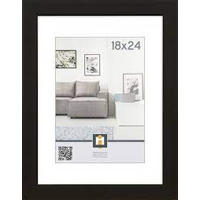 BILDERRAHMEN - Schwarz, Basics, Glas/Kunststoff (21/27/1,5cm)